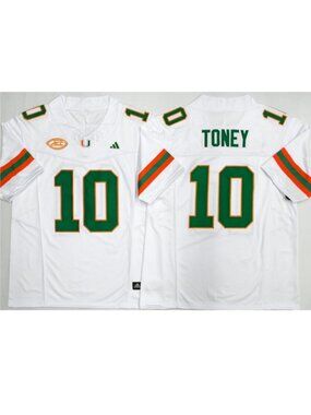 Malachi Toney 10 White Vapor Stitched Jersey